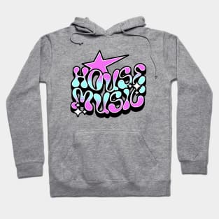 HOUSE MUSIC - Y2K STEEZ  (pink/blue) Hoodie